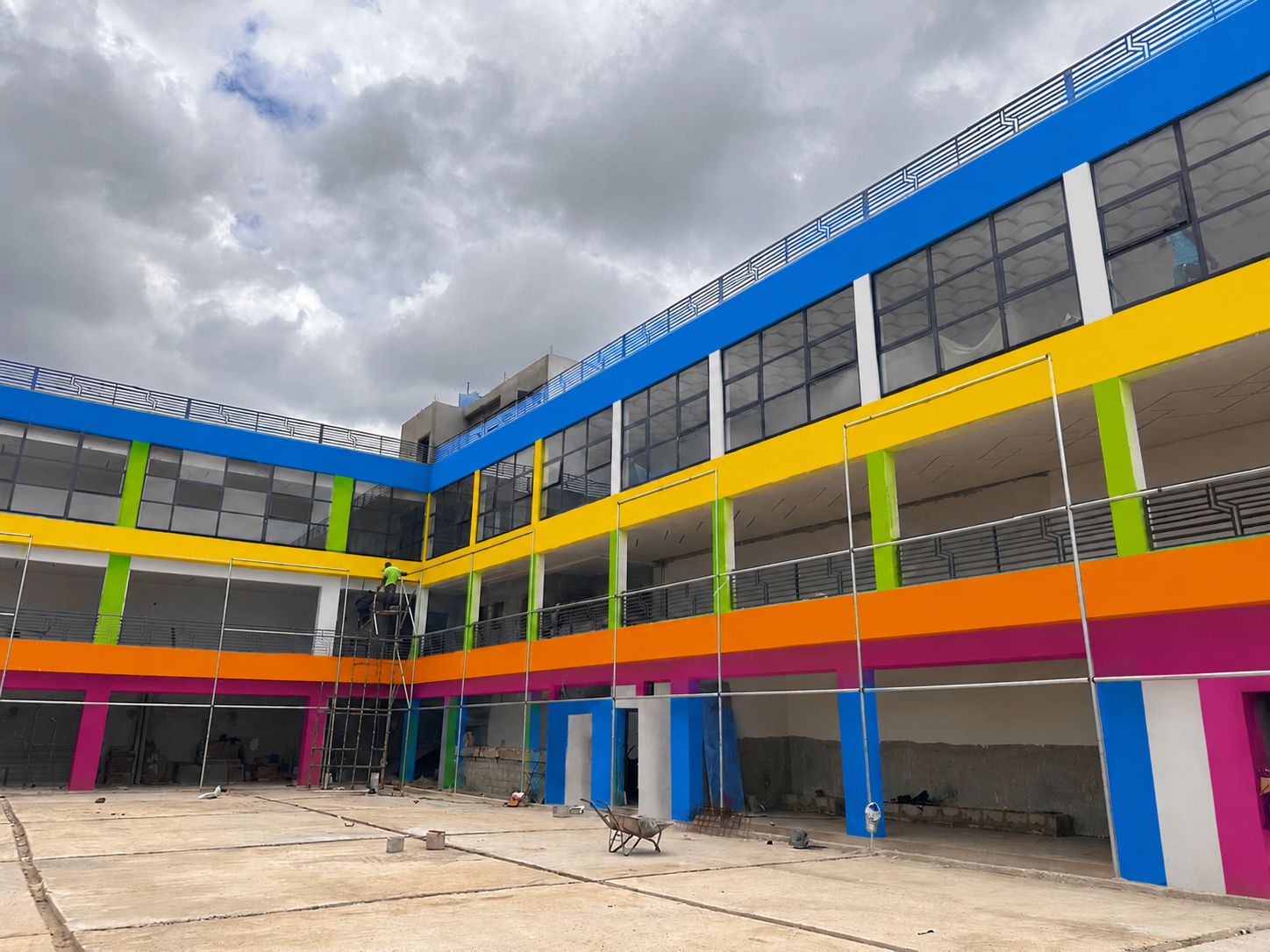 Bâtiment coloré Perfect Zone